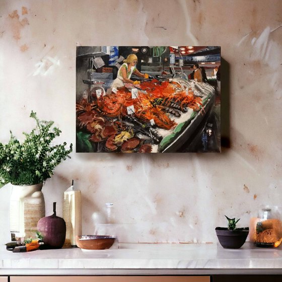 Spanish Fish Market Barcelona