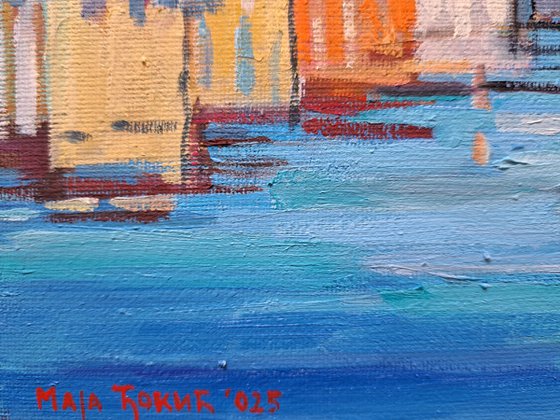In a quiet harbor