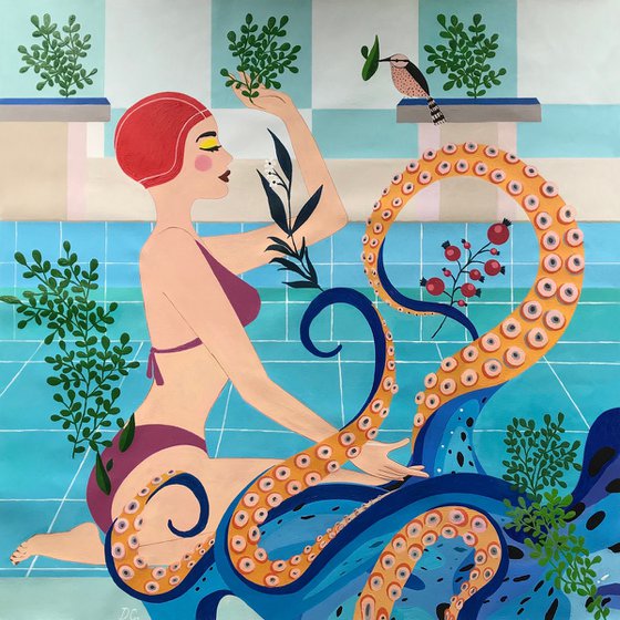 Natatorium 2 - Woman & Octopus