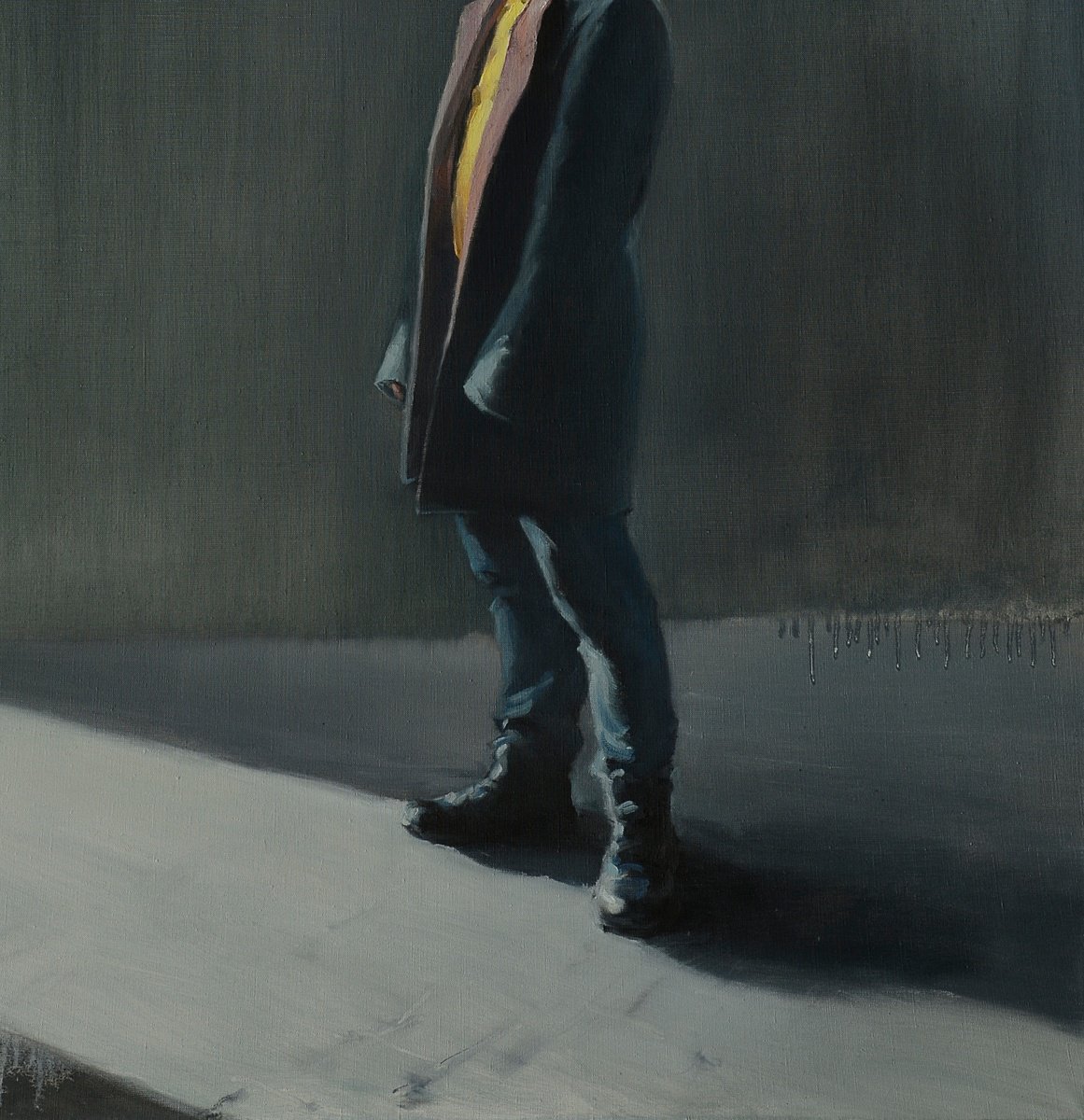 Urban And Pop Portrait Giclee Print By Oleg Kateryniuk, 20 X 28", Look Up, Original Artwork