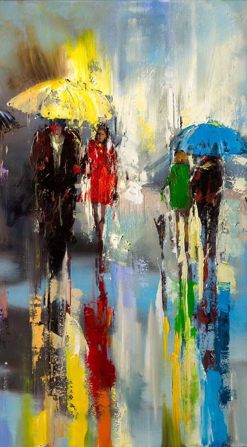 'Daily Walk' Free Shipping by Ewa Czarniecka