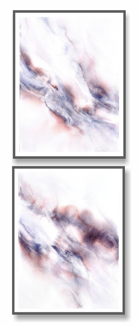 Abstract minimalist set of 2