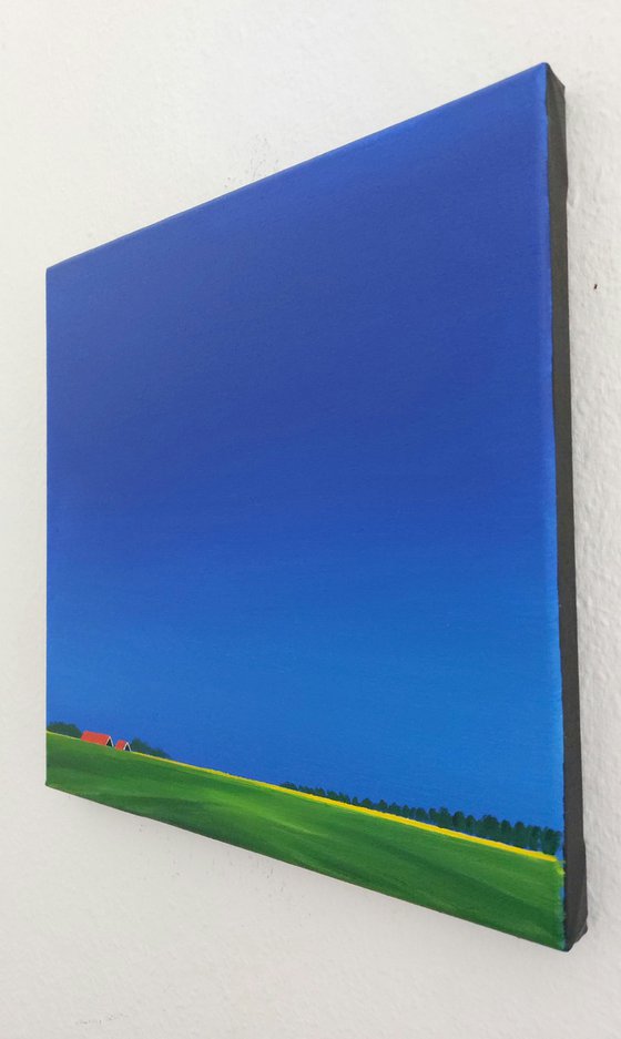 Red Roofs, Blue Sky, Green Fields (3)