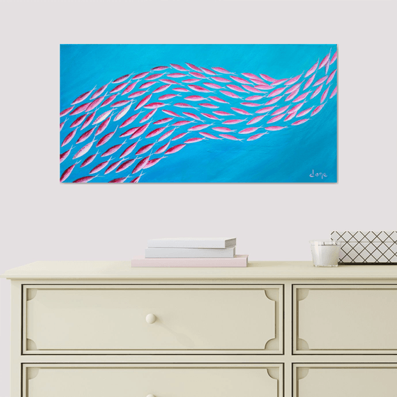 Pink fishes