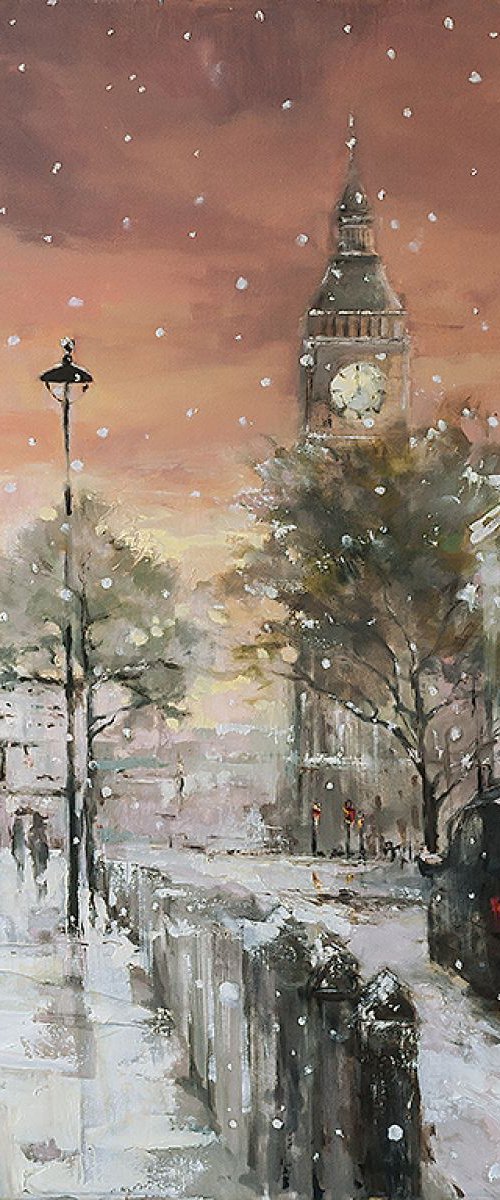 'Snow in Westminster' by Ewa Czarniecka