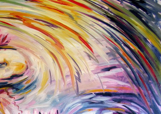 Colorful water lilies III