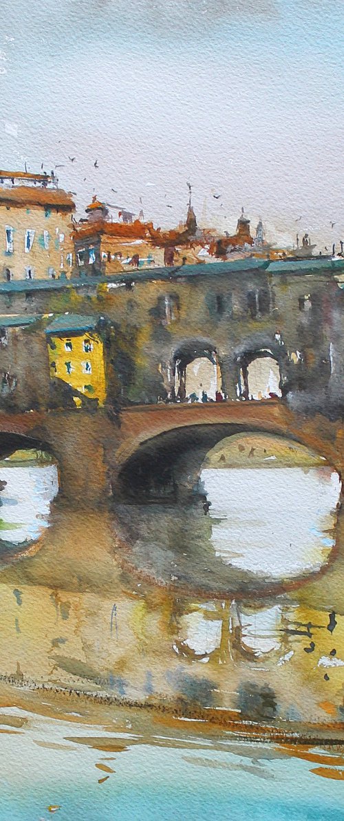 Ponte Vecchio II by Maximo Damico