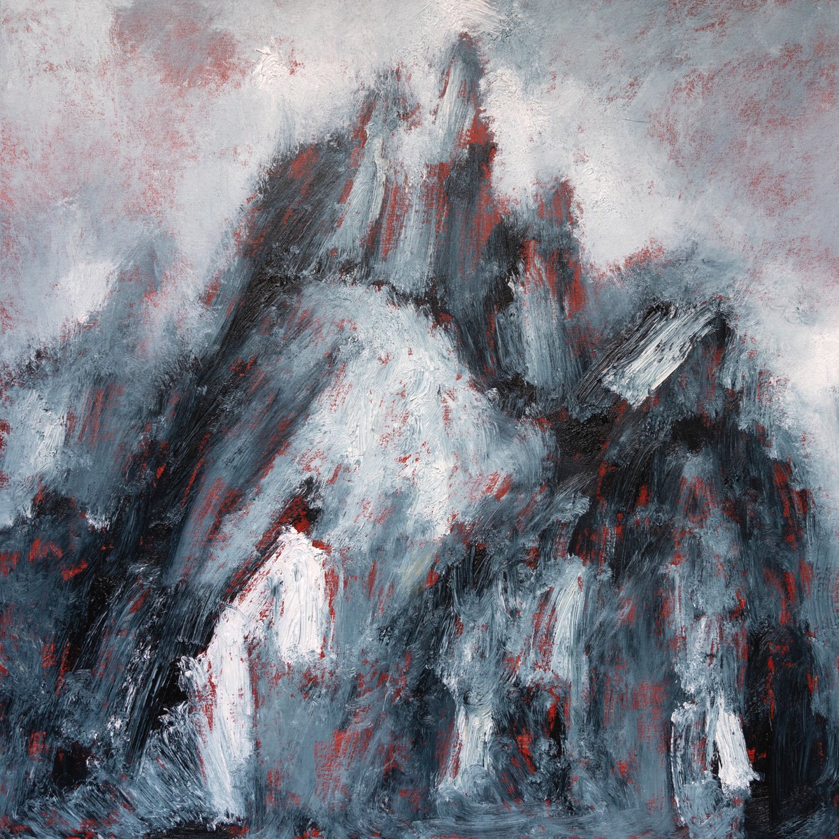 Mountain 6 By Elizabeth Anne Fox, 24 X 24, Artwork For Sale On Artfinder