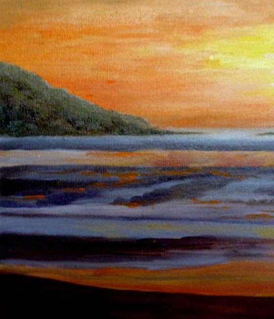 Sunset at Sand Bay
