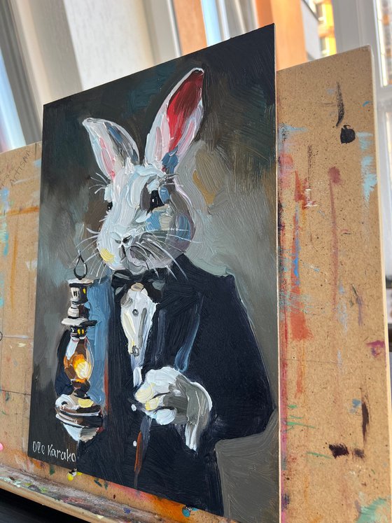 Bunny in a Tuxedo 2