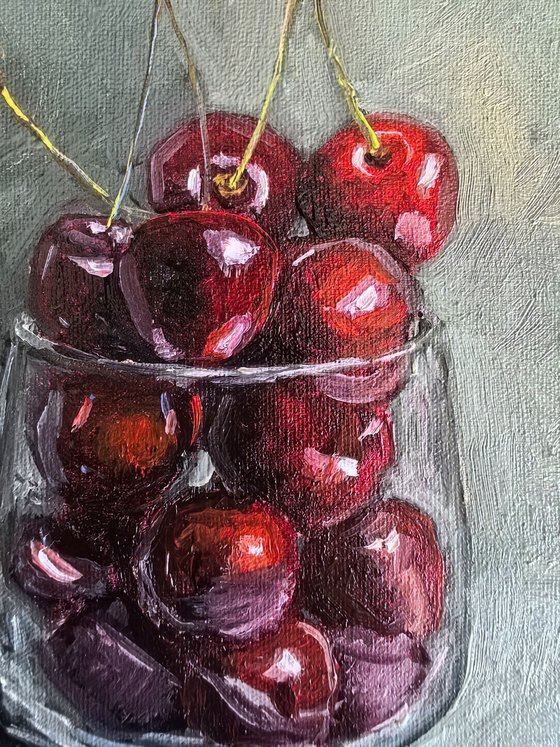 Sweet ripe cherry