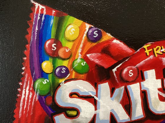 Skittles still life