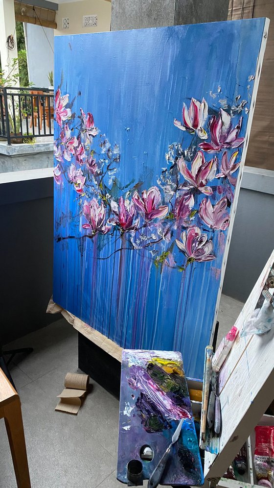 Magnolia Oil Painting