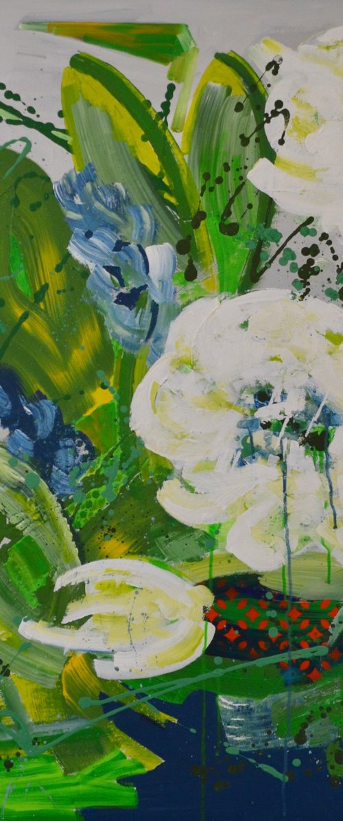 white flowers from Mollimmook by Pamela Kenny-Levick