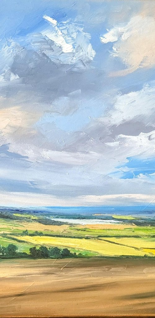 View across Shropshire fields by Steve Keenan