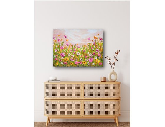 Blush Meadow Sunset