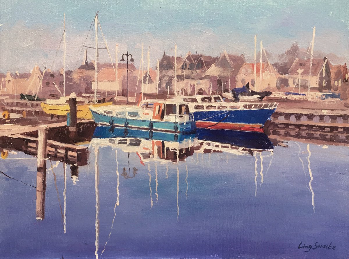 Impressionistic Landscape Oil Painting By Ling Strube, 16 X 12", Nederland Landscape #3, Original Artwork