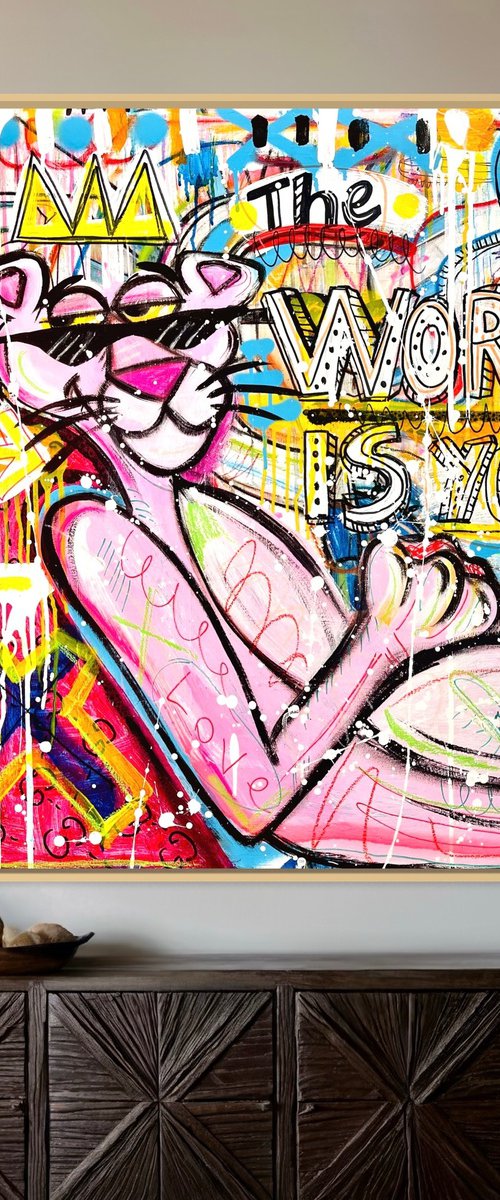 Attitude! The World is Yours! by Mercedes Lagunas
