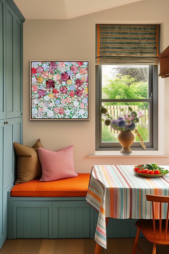 Garden of Happiness - Framed