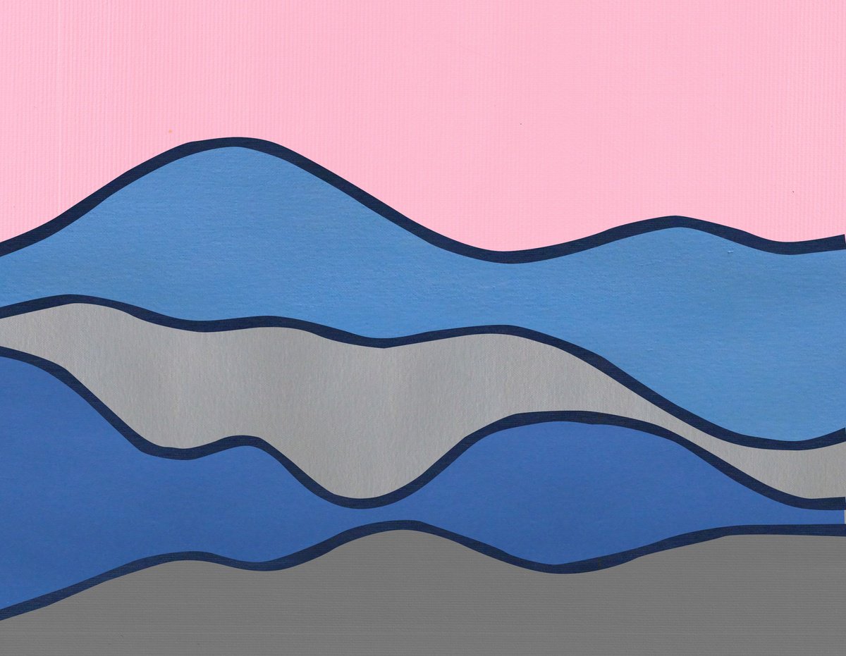 Abstract Landscape #28 by Marina Krylova
