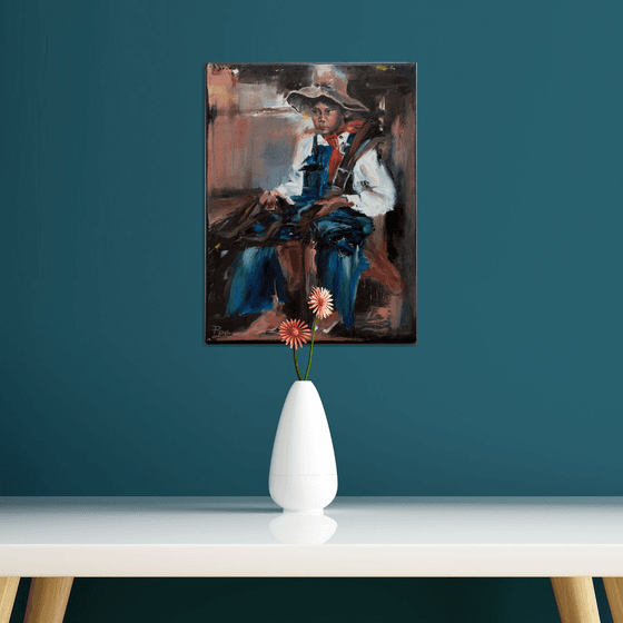 Little Cowboy — After Nikolai Fechin