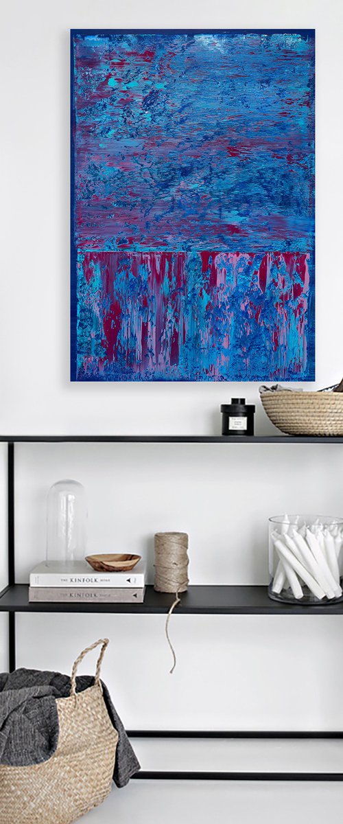 Crimson Blue by Nataliia Sydorova