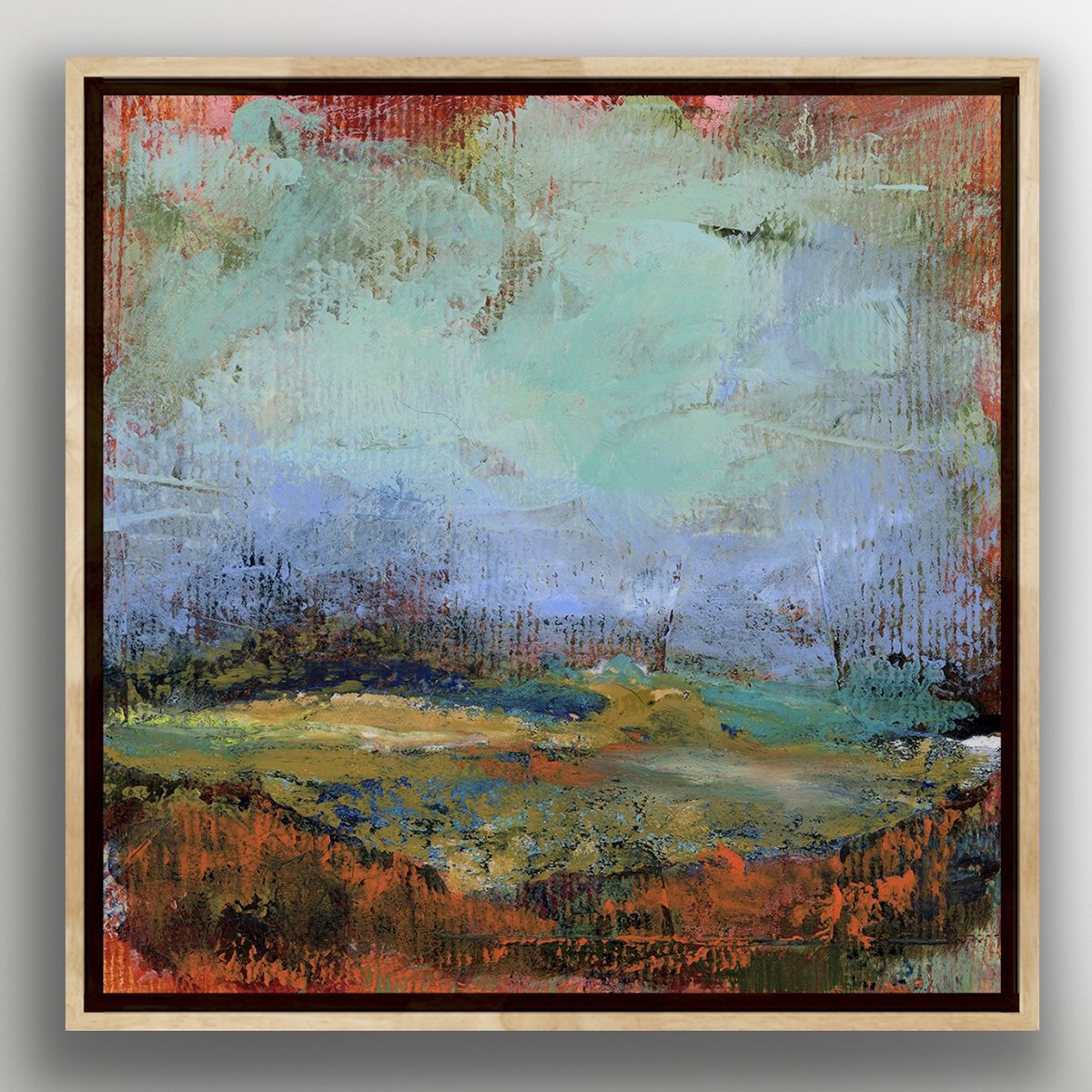 Abstract Giclee Print , Weather Or Not 3 By Melinda Macdonald, 14 X 14, Artwork For Sale On Artfinder