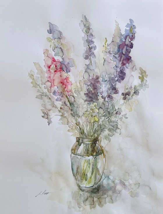 Delphinium 50x65 cm 2025