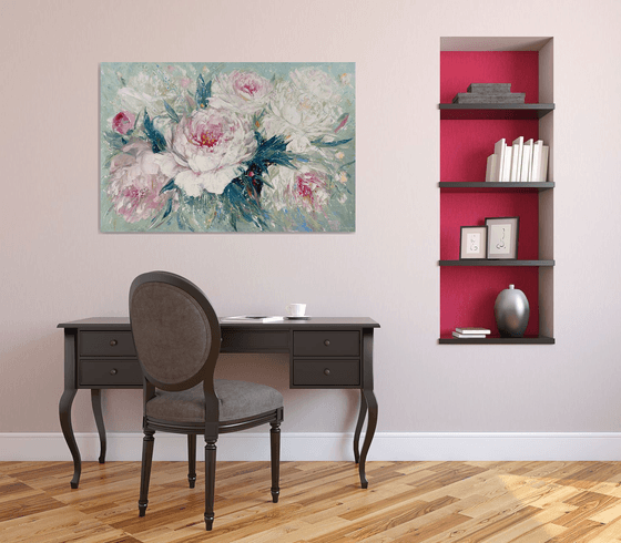 The Gentle Breath of Peonies