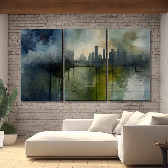 URBAN OASIS - triptych