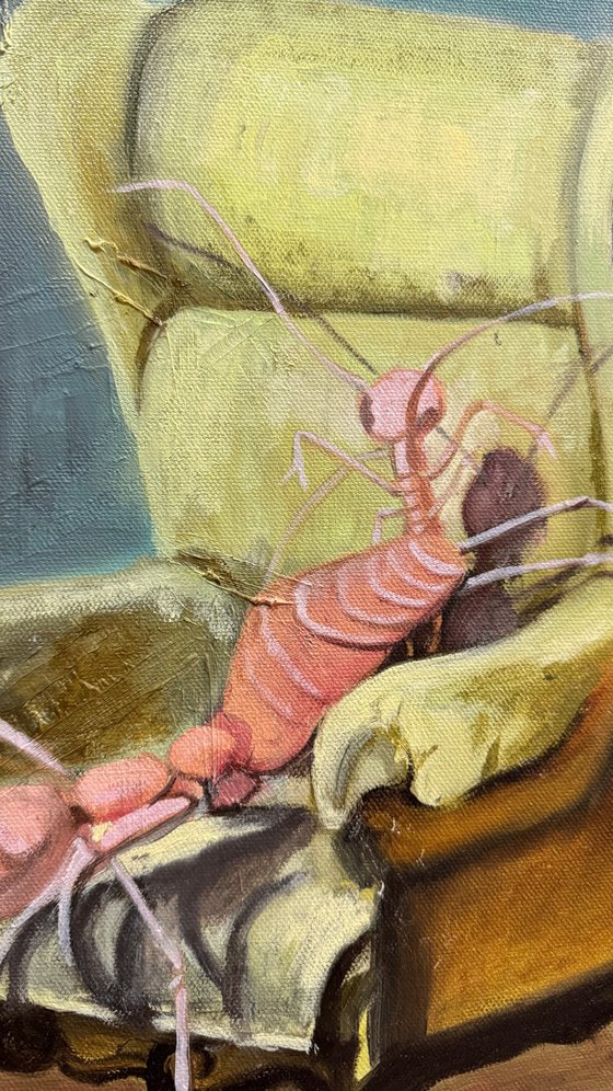 Insect in the lounge