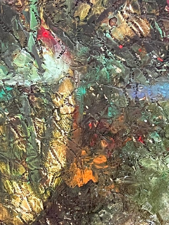 Tulips Behind the Window