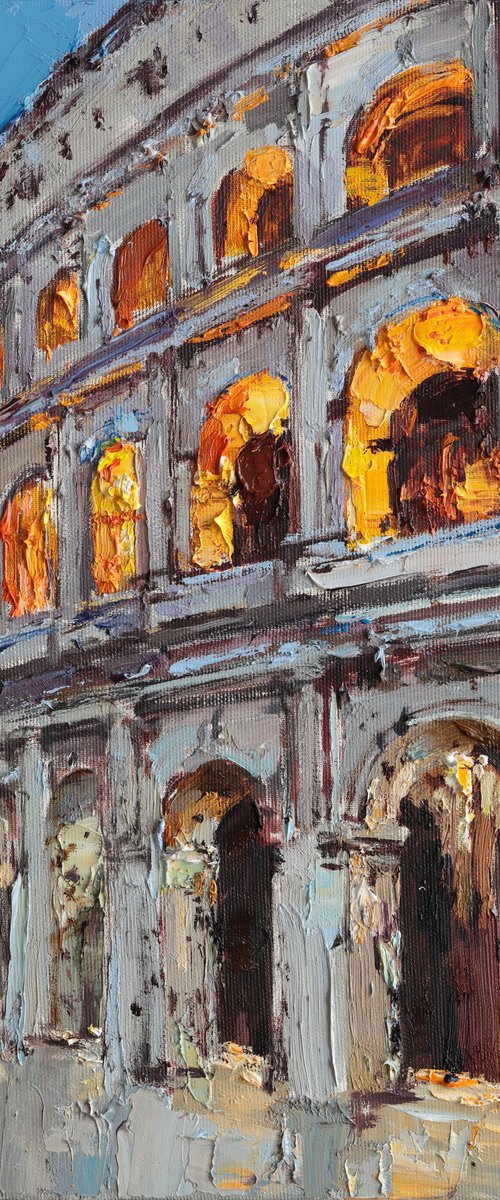 Colosseum at Dusk by Anastasiia Valiulina