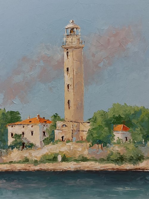 Savudria lighthouse in Croatia. Adrriatic sea by Marinko Šaric