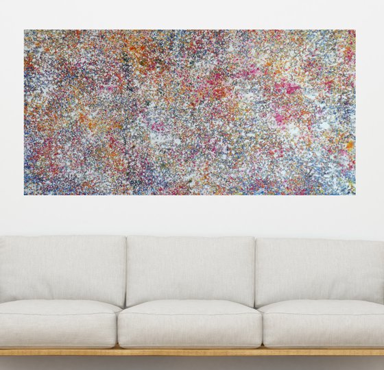 FLOWERS IN THE SNOW 105x210cm