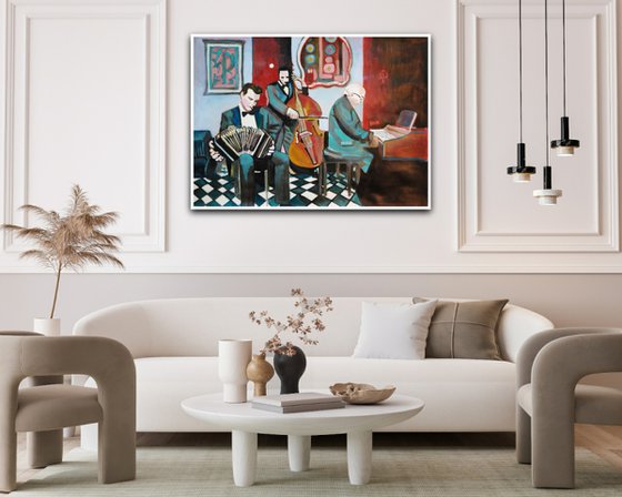 Musicians  / 95 x 70 cm