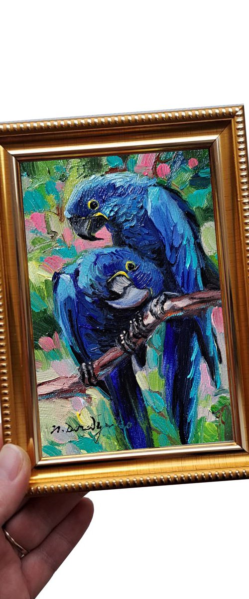 Two parrot by Nataly Derevyanko