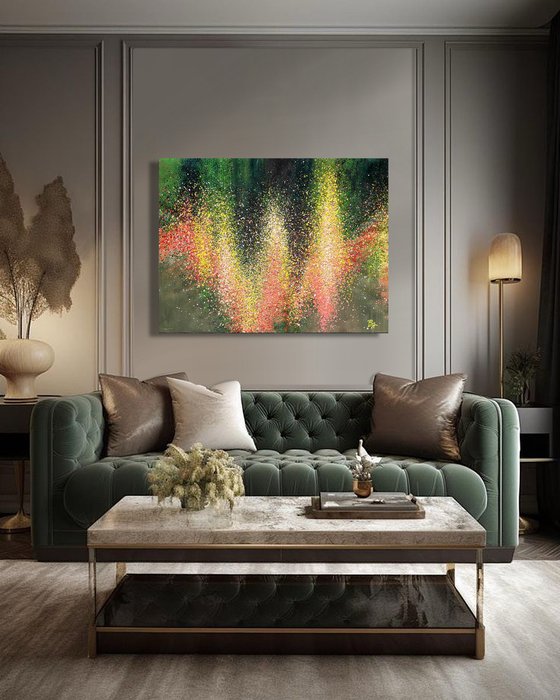 Soft Light Between Petals