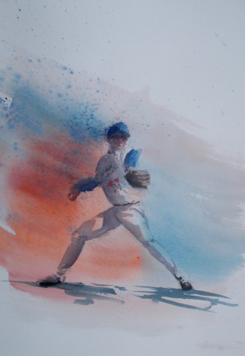 baseball player 13 by Giorgio Gosti
