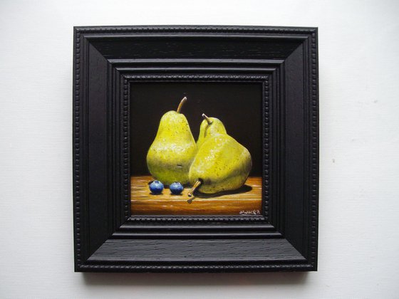 Three small pears