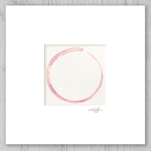 Enso 20 - Abstract Zen Circle Painting by Kathy Morton Stanion by Kathy Morton Stanion