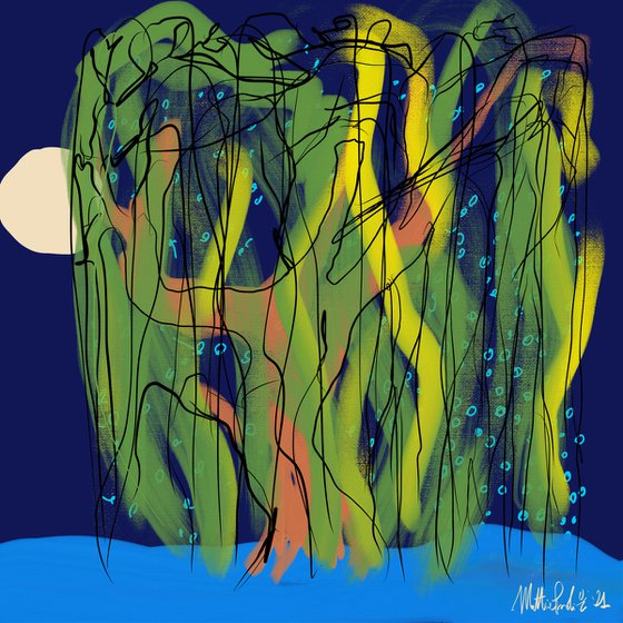 Digital weeping willow