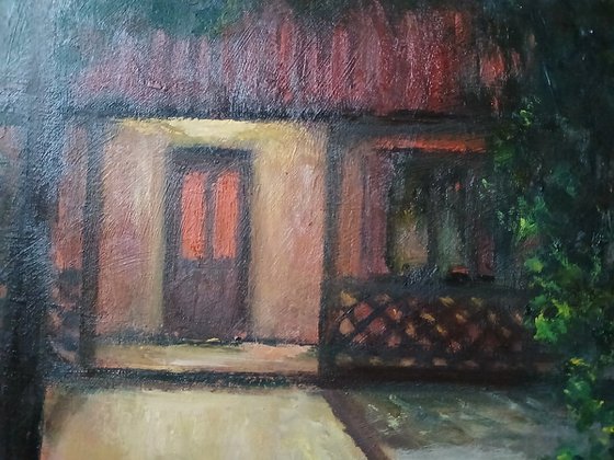 At the countryside house