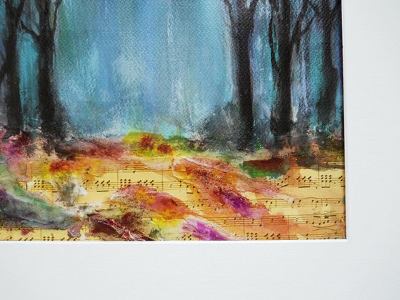 Harmony Woods ~ Acrylic On Paper ~ English Impressionist Painter