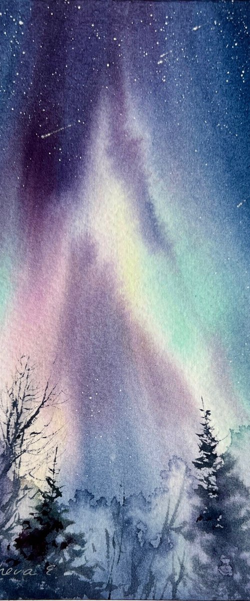 Northern lights #11 by Eugenia Gorbacheva