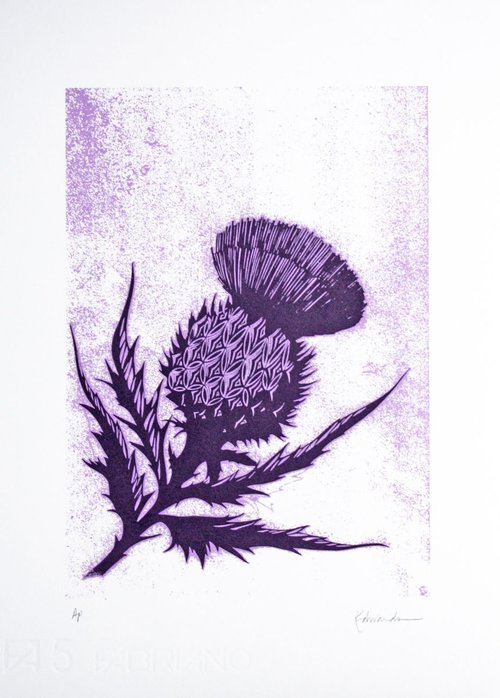 Thistle by Kath Edwards
