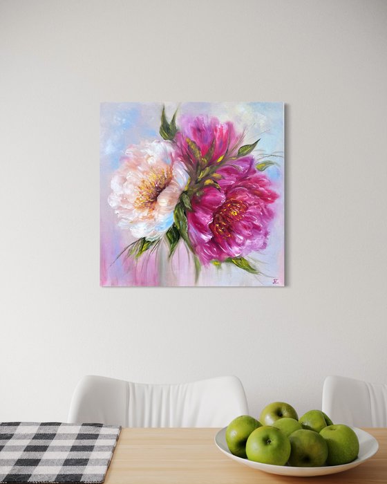 Magic peonies series - With Love