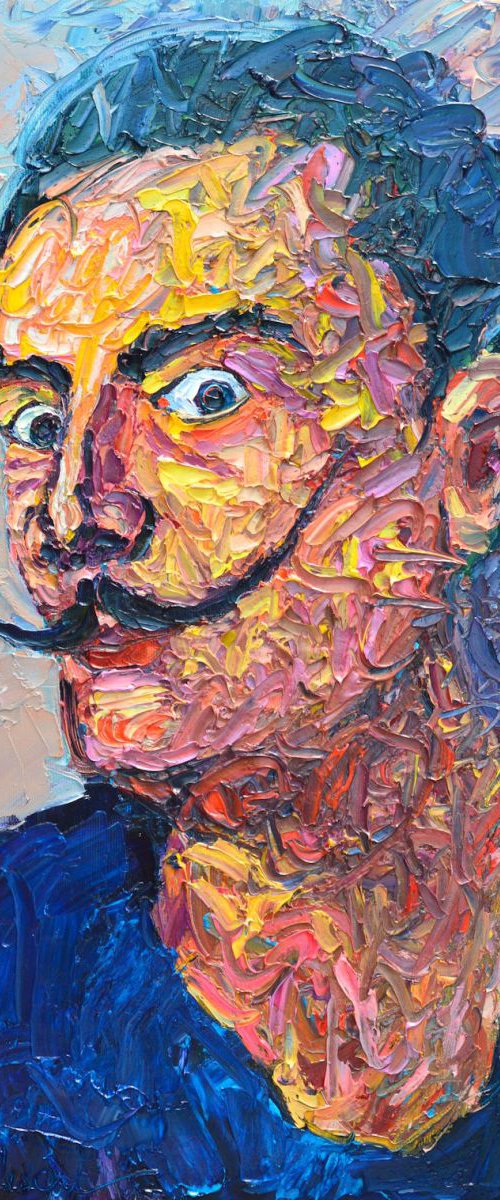 SALVADOR DALI PORTRAIT by ANA MARIA EDULESCU