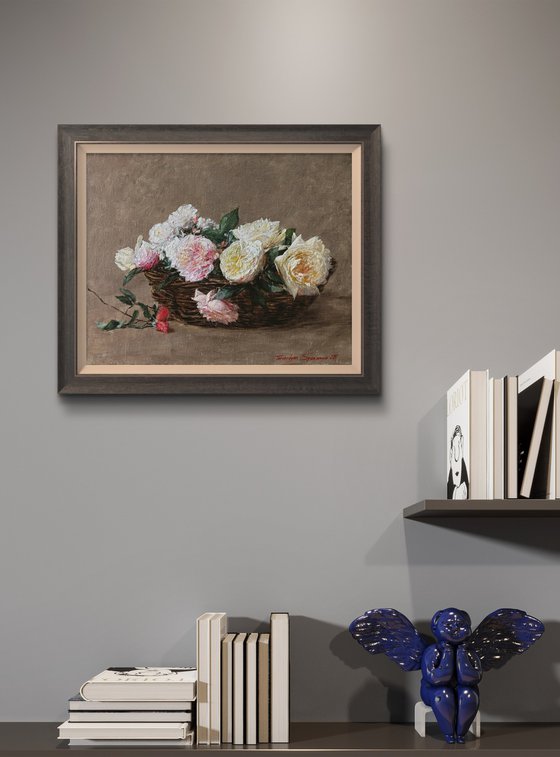 white roses