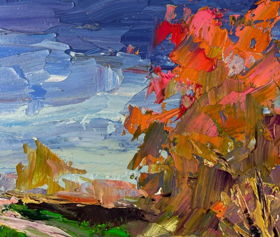 Autumn Reflected on the Face of the River